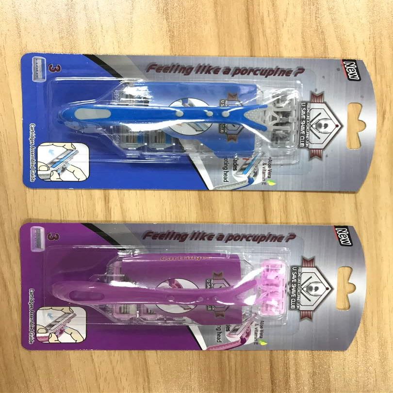 Three blade razor