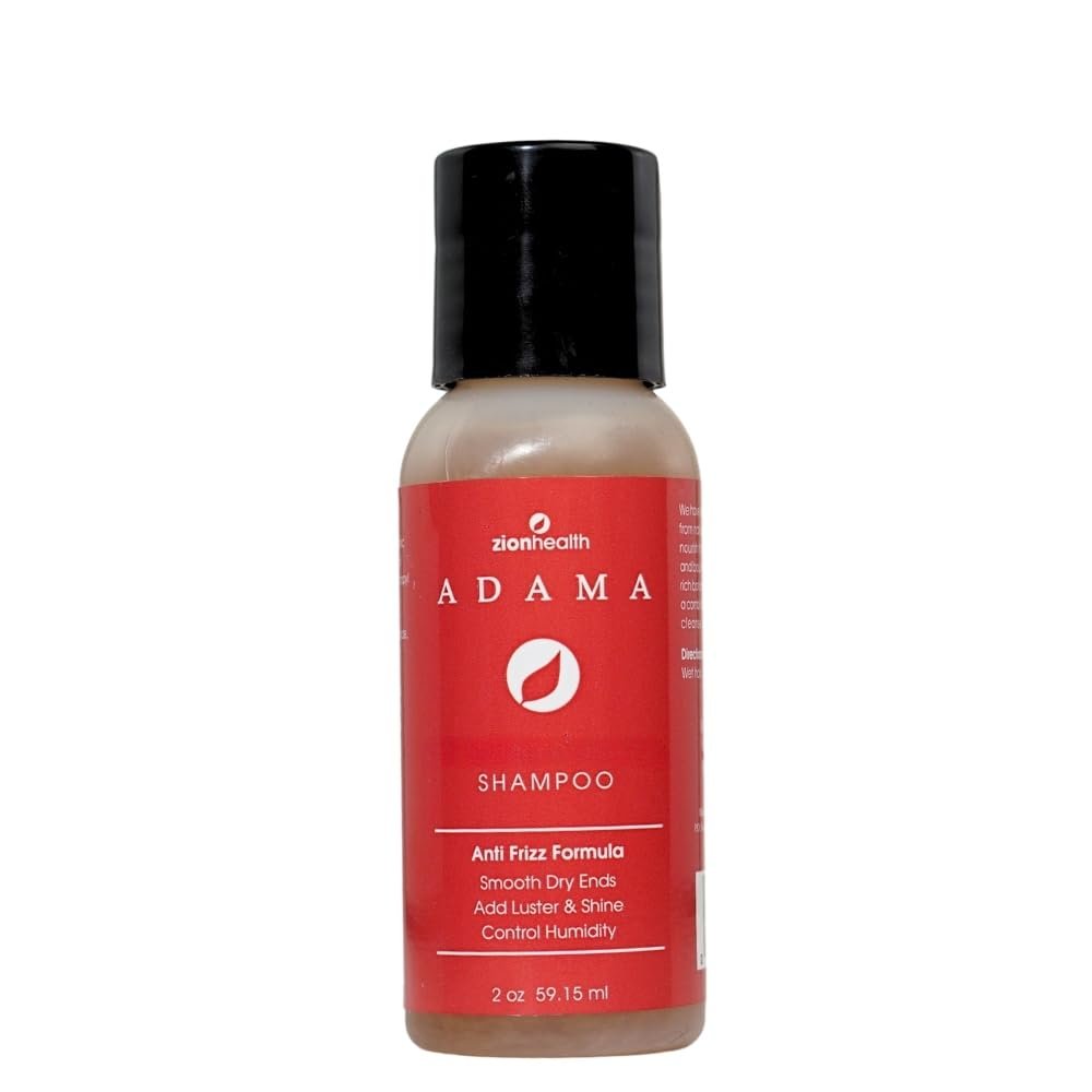 Adama Anti-Frizz Shampoo Zion Health 2 oz Liquid