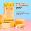 Koji White Kojic Acid & Vitamin C Brightening Soap, Hydrating Face & Body For Radiant Glow Skin, Nourishing, Moisturizing, Cleansing Bar, Vegan, Paraben-Free, 2.82 oz (2 Bars) view 2