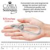 Camila Solingen CS13 Large Heavy Duty Toe Nail Clipper for Thick Toenails, Manicure & Pedicure, Double Barrel Spring. Super Sharp Trimmer Curved Stainless Steel 20mm Blade Made in Solingen, Germany view 3