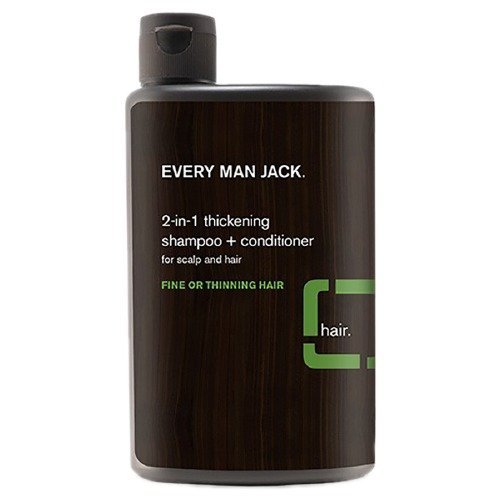 Every Man Jack 2-in-1 Thickening Shampoo & Conditioner 13.50 oz ( Pack of 6)
