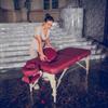 Master Massage 30'' Eva Portable Pregnancy Massage Table for Female Clients and Obese Individuals, Spa Salon Facial Bed for Pregnant Women- Multi Functional (Burgundy) view 3