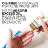 La Roche-Posay Anthelios Clear Skin Sunscreen Dry Touch SPF 60, Oil Free Sunscreen For Face, Oil Absorbing, Broad Spectrum SPF + Antioxidants, Non-Greasy, Oxybenzone Free, Travel Size view 3