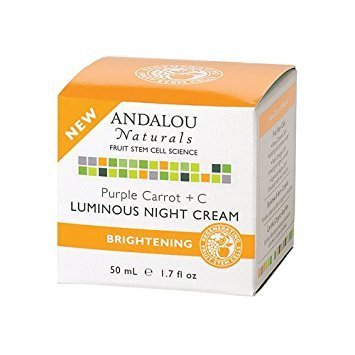 Andalou Naturals Night Crm Prpl Carrot+c