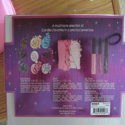 Candies Treasures Makeup Kit/Jewel Box/Eyeshadow/Blush/Lip Gloss