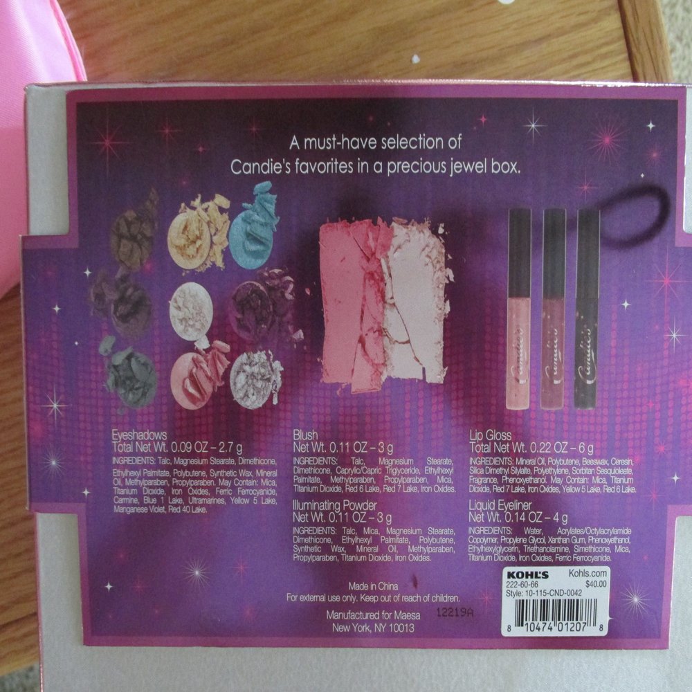 Candies Treasures Makeup Kit/Jewel Box/Eyeshadow/Blush/Lip Gloss