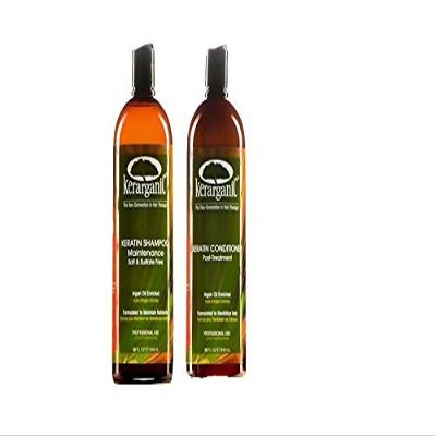 ORGANIC KERATIN POST-TREATMENT SET - SALT & SULFATE FREE SHAMPOO 32oz + CONDITIONER 32oz