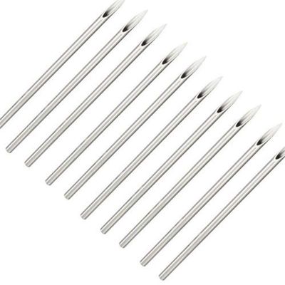 50 Sterilized Body Piercing Needles in 14 Gauge