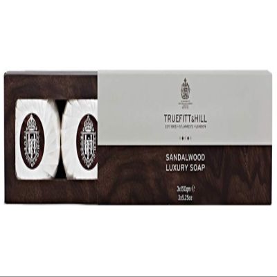 Truefitt & Hill Sandalwood Luxury Soap (Triple) 3x150g/5.25oz