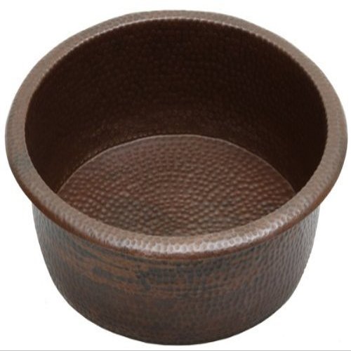 Hammermarc Copper Pedicure Bowl Spa Foot Soak Copper Bowl-15 inch Bottom