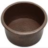 Hammermarc Copper Pedicure Bowl Spa Foot Soak Copper Bowl-15 inch Bottom view 1