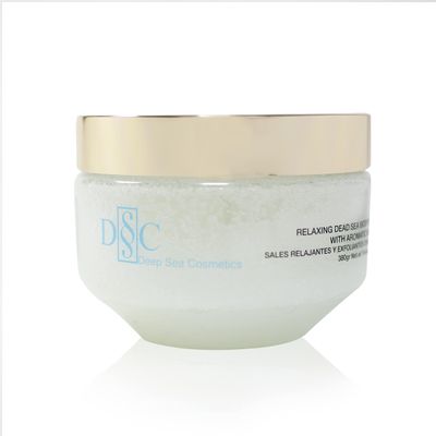 Deep Sea Cosmetics | Relaxing Dead Sea Body Salt Scrub | Body Scrub with Dead Sea Salt and Minerals, Aromatic Oils and Vitamin E - 14.4 Oz