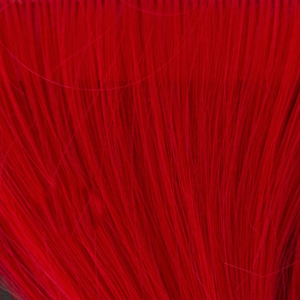 Peek-a-Band and Colored Secret Hair Extensions 2 Pieces - Sassy Red