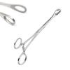 6" Mini Sponge Body Piercing Forceps view 1