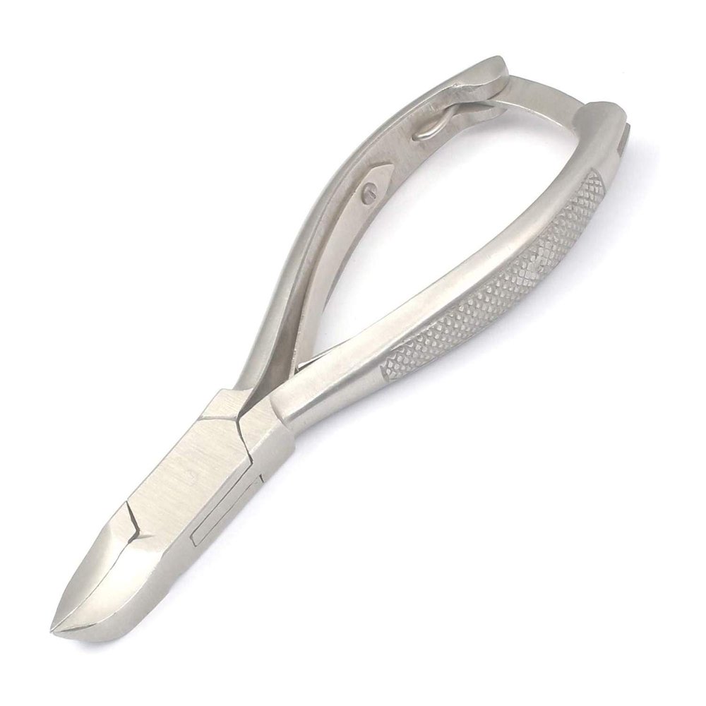 5.5" Stainless Steel Heavy Duty Curved Blade TOENAIL Clipper with Safety Lock