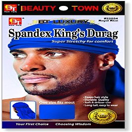 Beauty Town Luxury King'sDurags - Various Colors! (Royal Blue)