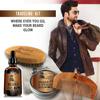 Beard Grooming for Men Care - Beard Brush, Beard Comb, Unscented Beard Oil Leave-in Conditioner, Mustache & Beard Balm Butter Wax, Shaping & Growth Gift Set view 4