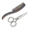 Ultra 3 1/2 Inch Mustache Scissors and Comb view 1
