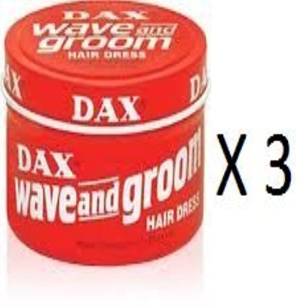 Dax Wave and Groom Hair Dress, 3.5 Ounce (Pack of 3)