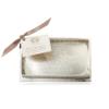 Antica Farmacista Bath & Body Nickel Tray - Bathroom Tray for Two 10 oz Bottles - Gorgeous Bathroom Essential - Luxury Gift for Housewarmings view 1