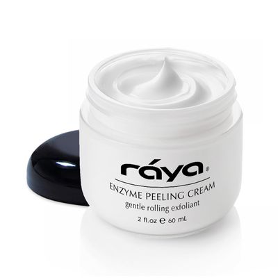 RAYA Enzyme Peeling Facial Cream (109) | Gentle, Exfoliating Treatment for Sensitive Skin | Cleanses, Polishes, and Improves Complexion