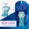 Schick Hydro Silk Sensitive Women's Disposable Razors, 3ct | 5-Blade Disposable Razors for Women Sensitive Skin | Travel Razor for Women view 2