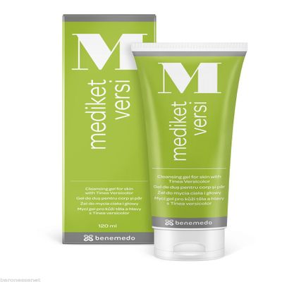 Mediket Versi Cleansing Gel 120ml Tinea Versicolor, Seborrhoea Shipping ALL World