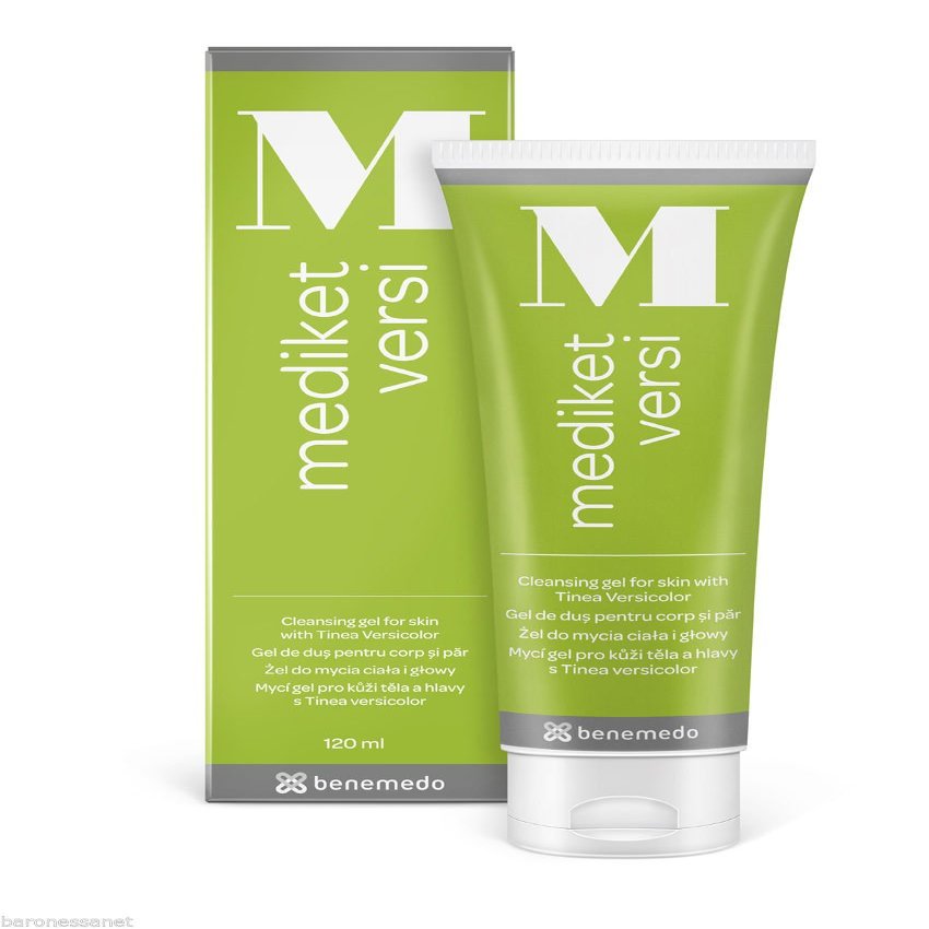 Mediket Versi Cleansing Gel 120ml Tinea Versicolor, Seborrhoea Shipping ALL World
