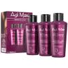 Agi Max Brazilian Natural Keratin Hair Treatment Kit for Straightening Curls and Frizz, Reducing Dry Damage, Nourish and Hydrate Root to Tip, Support Color Treated Styles - 1 liter 3 Steps 3 x 500ml view 1