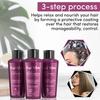 Agi Max Brazilian Natural Keratin Hair Treatment Kit for Straightening Curls and Frizz, Reducing Dry Damage, Nourish and Hydrate Root to Tip, Support Color Treated Styles - 1 liter 3 Steps 3 x 500ml view 3