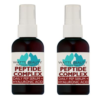 Watts Beauty Multi-Peptide Face Serum, Smooth Lines & Skin Bounce, 4 oz