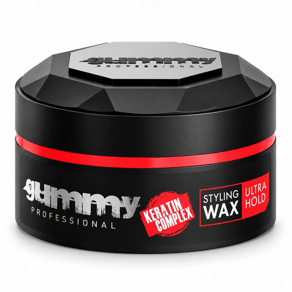 Gummy Ultra Hold Hair Styling Wax for Men and Women, 5.07 Fl Oz, 150 ml