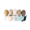 CHARLENE Erasable Make-up Mannequin Mask Kit for Training Practising (Light Skin Tone Base, Closed Eyes) view 1