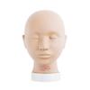 CHARLENE Erasable Make-up Mannequin Mask Kit for Training Practising (Light Skin Tone Base, Closed Eyes) view 3