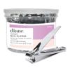 Diane D904 Stainless Steel Nail Clippers with Fold Out File - 72 Count (Pack of 1) view 1