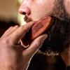 ZilberHaar Pocket Mustache and Beard Brush - Stiff Boar Bristles Small Brush - Perfect Beard Grooming Tool - Relieves beard itch - Short and Medium - Made in Europe view 4