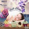BRUBAKER 6 Handmade 'Blossom & Hearts' Spa Bath Bombs Bath Melts Bath Truffles Gift Set - All Natural Vegan, Organic Shea Butter, Cocoa Butter and Olive Oil Moisturize Dry Skin. view 4