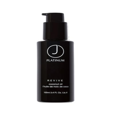 J Beverly Hills Platinum Revive Hair Oil with Argan Oil for Heat Protection, 3.4 Oz
