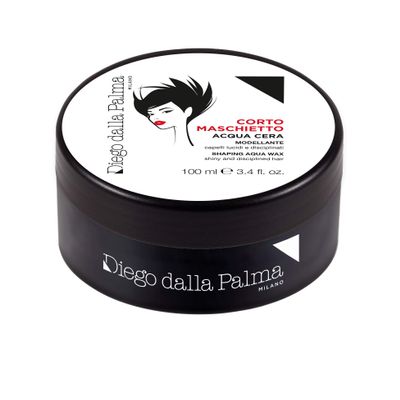 Diego Dalla Palma Shaping Aqua Hair Wax - Tames And Makes The Hair Manageable - Increases Hydration And Adds Shine - Perfect For Short And Layered Cuts - Get Textured And Tousled Looks - 3.4 Oz