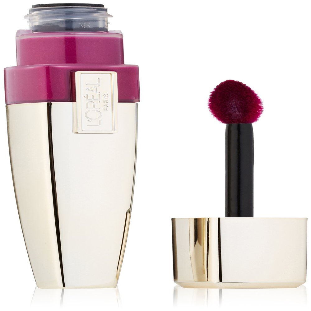 LOral Paris Colour Caresse Wet Shine Lip Stain, Berry Persistent, 0.21 Ounces