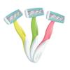 BIC Soleil Comfort Scented Disposable Razors for Women, Sensitive Skin Razor with Aloe Vera and VItamin E Lubricating Strip and 4 Blades, 3 Piece Razor Set view 2
