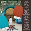 Natural Elephant Exfoliating Hammam Glove | Authentic Moroccan Kessa Body Scrub Mitt for Spa-Quality Skin Renewal (Chocolate Brown Single) view 2