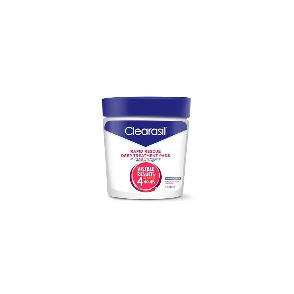 Clearasil Rapid Rescue Deep Treatment Cleansing Pads, 90 Count