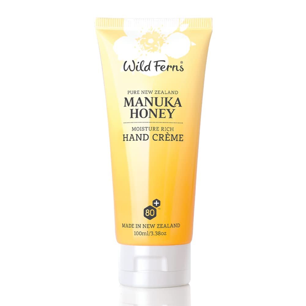 Wild Ferns Manuka Honey Moisture Rich Hand Crme, 99% Natural, 100 milliliters