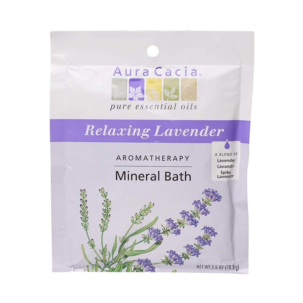 Aura Cacia Bath Mnrl Lavendar Relaxing