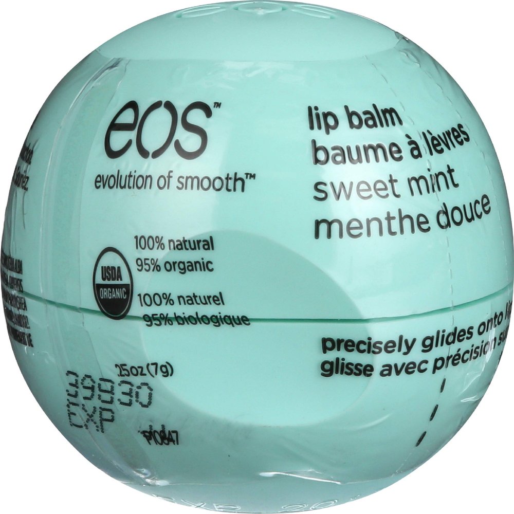 Eos, Lip Balm Sweet Mint Organic, 0.25 Ounce
