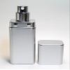Alice-Aliya Empty Refillable Perfume Atomizer In Silver Color Travel Size and reliably leak proof atomizer spray pump. view 1