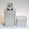 Alice-Aliya Empty Refillable Perfume Atomizer In Silver Color Travel Size and reliably leak proof atomizer spray pump. view 3