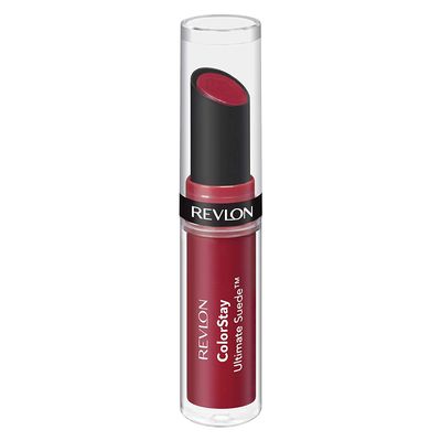 REVLON Lipstick, ColorStay Ultimate Suede Lipstick, High Impact Lip color with Moisturizing Creamy Formula, Infused with Vitamin E, 075 Cruise Collection, 0.09 Oz