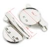 100 Pcs 25mm 1" Pad Brooch Tray Needle 40mm Alligator Clips Dual Purpose Pin Prong view 2